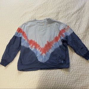 Free people tie dye crew neck